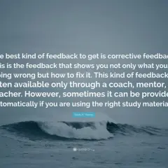 Corrective feedback, essential for growth, shows how to fix mistakes. Learn how to give negative feedback effectively.