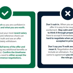 Tips on whether you should always negotiate salary: Do your research, be honest about your recent salary, and review the offer. Don't rush; take time to think.