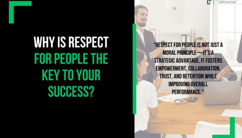 A team discusses how respect in the workplace fosters empowerment, collaboration, trust, and retention, leading to success.