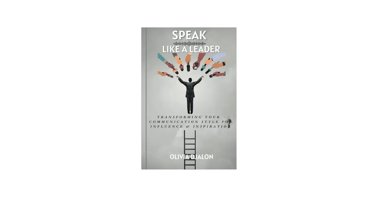 Master the art of influence and inspiration. This book cover, "Speak Like a Leader," shows a figure reaching for microphones, symbolizing the power of impactful communication.
