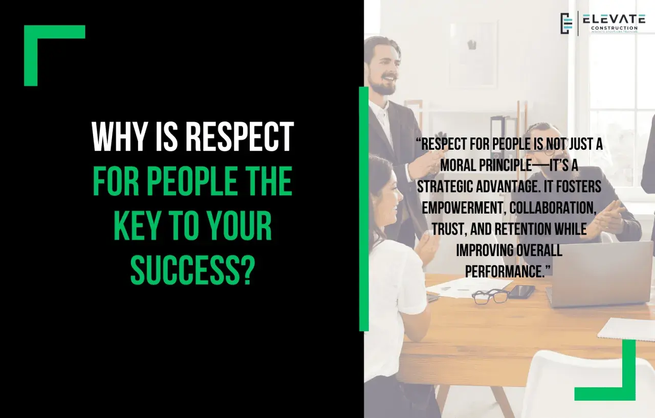 A team discusses how respect in the workplace fosters empowerment, collaboration, trust, and retention, leading to success.