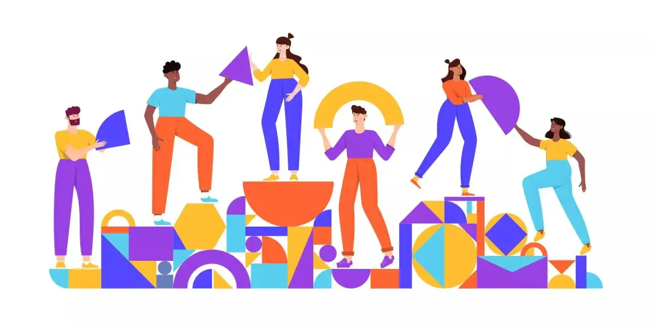 Building employee trust is like assembling a puzzle. Diverse individuals contribute unique shapes, creating a strong, cohesive team.